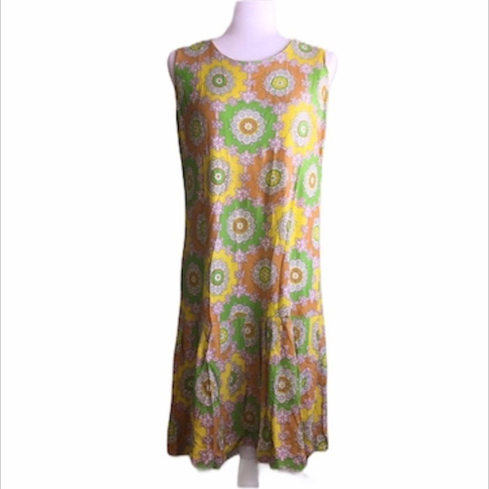 Vintage 60’s Handmade Psychedelic dress rare